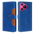For Huawei Pura 70 5G Skin Feel Magnetic Buckle Leather Phone Case(Blue) - Huawei Cases by PMC Jewellery | Online Shopping South Africa | PMC Jewellery | Buy Now Pay Later Mobicred