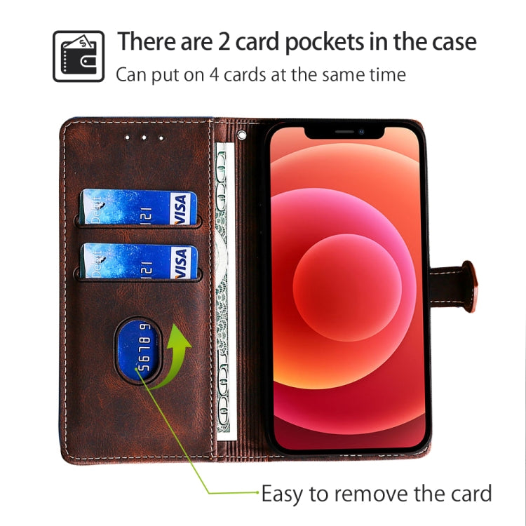 For Huawei Pura 70 Ultra 5G Skin Feel Magnetic Buckle Leather Phone Case(Brown)