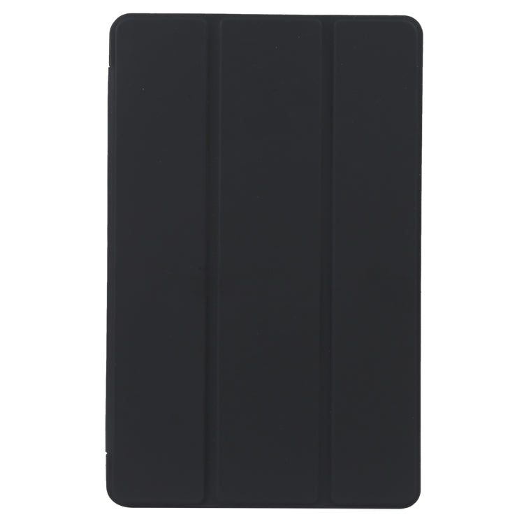 For Xiaomi Redmi Pad SE 2023 Three-fold Holder Flip Tablet Leather Case(Black)