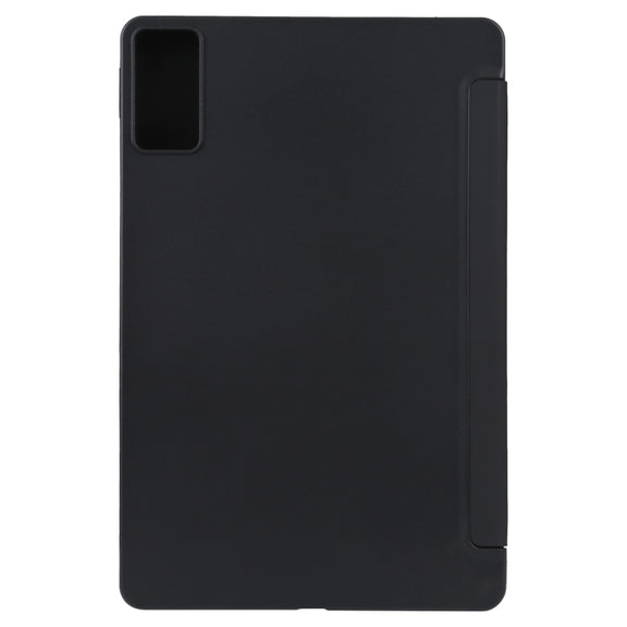 For Xiaomi Redmi Pad SE 2023 Three-fold Holder Flip Tablet Leather Case(Black)