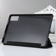 For Xiaomi Redmi Pad SE 2023 Three-fold Holder Flip Tablet Leather Case(Black)
