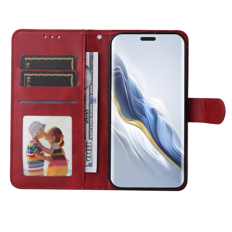 For Honor Magic6 Pro Classic Calf Texture Flip Leather Phone Case(Red)