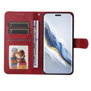For Honor Magic6 Pro Classic Calf Texture Flip Leather Phone Case(Red)