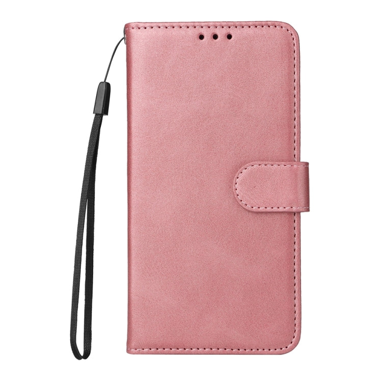 For Honor Magic6 Pro Classic Calf Texture Flip Leather Phone Case(Rose Gold)