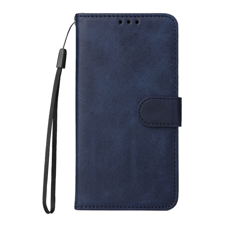 For Honor Magic6 Pro Classic Calf Texture Flip Leather Phone Case(Blue)