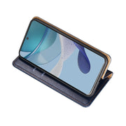 For Nokia C12 Gloss Oil Solid Color Magnetic Leather Phone Case(Black)