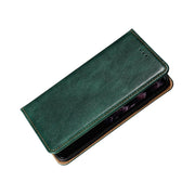 For Nokia C12 Gloss Oil Solid Color Magnetic Leather Phone Case(Black)