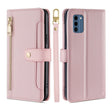 For Nokia C300 4G US Edition Lite Sheep Texture Cross-body Zipper Wallet Leather Phone Case(Pink) - Nokia Cases by PMC TechLife | Online Shopping South Africa | PMC TechLife | Buy Now Pay Later Mobicred