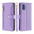 For Nokia C300 4G US Edition Lite Sheep Texture Cross-body Zipper Wallet Leather Phone Case(Purple) - Nokia Cases by PMC TechLife | Online Shopping South Africa | PMC TechLife | Buy Now Pay Later Mobicred