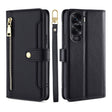 For Honor X50i 5G / 9 Lite Sheep Texture Cross-body Zipper Wallet Leather Phone Case(Black) - Honor Cases by PMC TechLife | Online Shopping South Africa | PMC TechLife | Buy Now Pay Later Mobicred