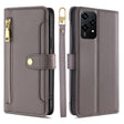 For Honor 200 Lite 5G Global Sheep Texture Cross-body Zipper Wallet Leather Phone Case(Grey) - free shipping - PMC TechLife - Order now!
