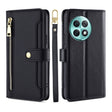 For OnePlus Ace 2 Pro Sheep Texture Cross-body Zipper Wallet Leather Phone Case(Black) - OnePlus Cases by PMC TechLife | Online Shopping South Africa | PMC TechLife | Buy Now Pay Later Mobicred