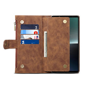 For Google Pixel 8 ESEBLE Retro Frosted RFID Flip Leather Phone Case(Brown)