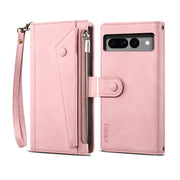 For Google Pixel 8 ESEBLE Retro Frosted RFID Flip Leather Phone Case(Rose Gold)