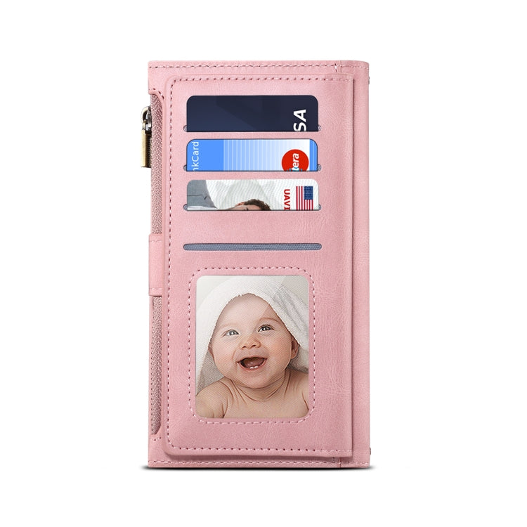 For Google Pixel 8 ESEBLE Retro Frosted RFID Flip Leather Phone Case(Rose Gold)