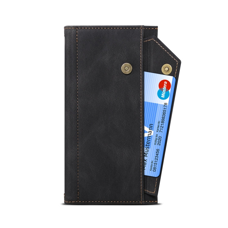 For Google Pixel 7a ESEBLE Retro Frosted RFID Flip Leather Phone Case(Black)
