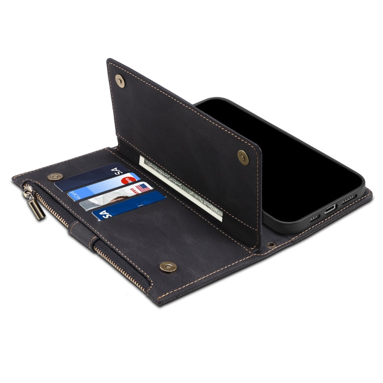 For Google Pixel 7a ESEBLE Retro Frosted RFID Flip Leather Phone Case(Black)