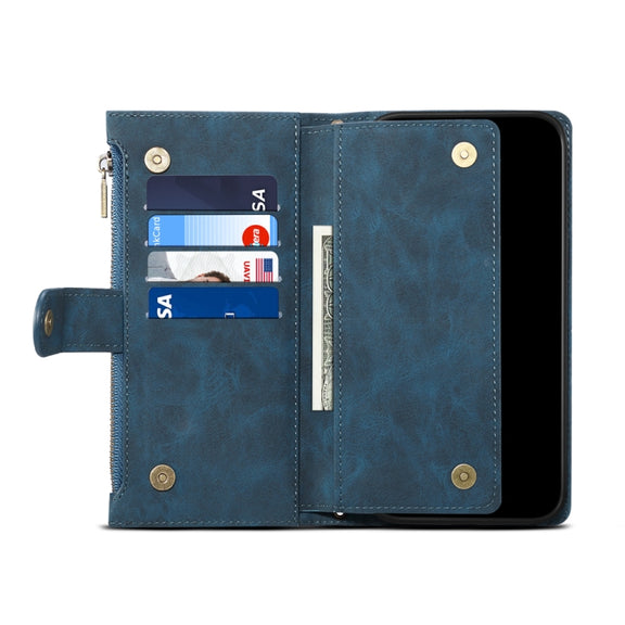 For Google Pixel 7a ESEBLE Retro Frosted RFID Flip Leather Phone Case(Dark Green)