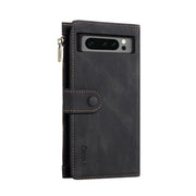 For Google Pixel 8 Pro ESEBLE Retro Frosted RFID Flip Leather Phone Case(Black)
