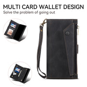 For Google Pixel 8 Pro ESEBLE Retro Frosted RFID Flip Leather Phone Case(Black)