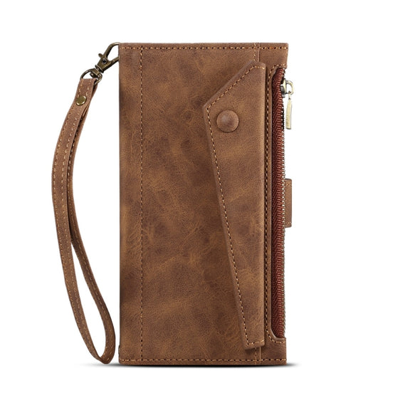 For Google Pixel 8A ESEBLE Retro Frosted RFID Flip Leather Phone Case(Brown)