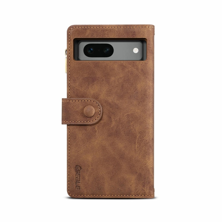 For Google Pixel 8A ESEBLE Retro Frosted RFID Flip Leather Phone Case(Brown)