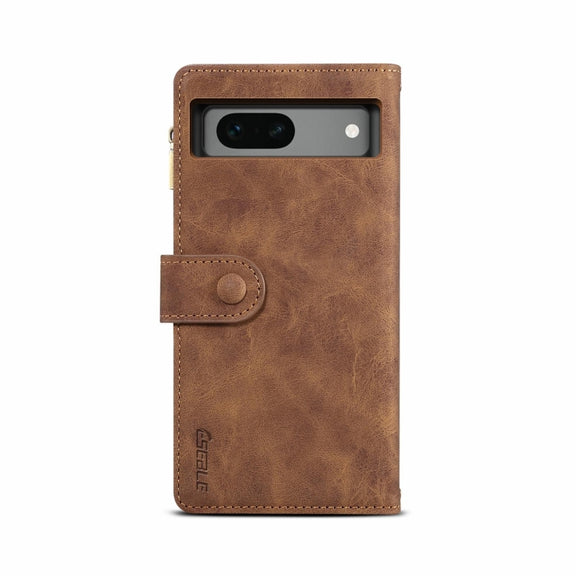 For Google Pixel 8A ESEBLE Retro Frosted RFID Flip Leather Phone Case(Brown)