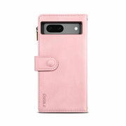 For Google Pixel 8A ESEBLE Retro Frosted RFID Flip Leather Phone Case(Rose Gold)