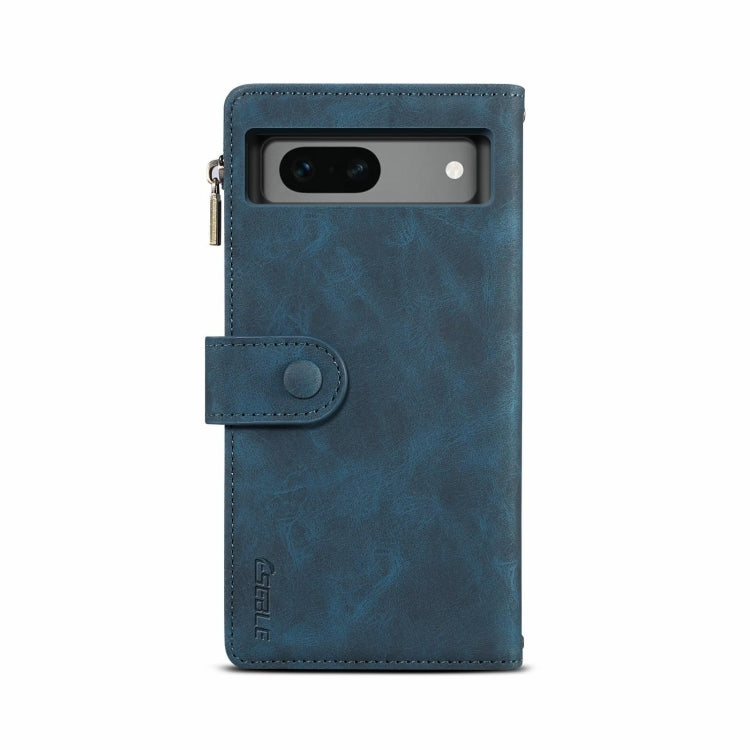 For Google Pixel 8A ESEBLE Retro Frosted RFID Flip Leather Phone Case(Dark Green)