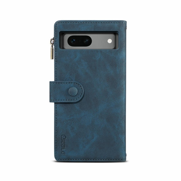 For Google Pixel 8A ESEBLE Retro Frosted RFID Flip Leather Phone Case(Dark Green)