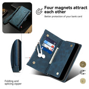 For Google Pixel 8A ESEBLE Retro Frosted RFID Flip Leather Phone Case(Dark Green)