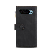 For Google Pixel 9 / 9 Pro ESEBLE Retro Frosted RFID Flip Leather Phone Case(Black)