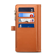 For Google Pixel 8 ESEBLE Star Series Lanyard Zipper Wallet RFID Leather Case(Brown)