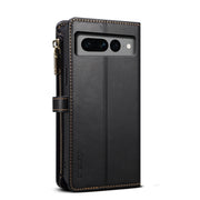 For Google Pixel 8 ESEBLE Star Series Lanyard Zipper Wallet RFID Leather Case(Black)