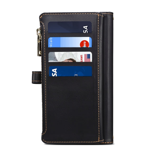 For Google Pixel 8 ESEBLE Star Series Lanyard Zipper Wallet RFID Leather Case(Black)
