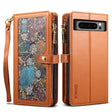 For Google Pixel 8 Pro ESEBLE Star Series Lanyard Zipper Wallet RFID Leather Case(Brown) - Google Cases by ESEBLE | Online Shopping South Africa | PMC TechLife | Buy Now Pay Later Mobicred