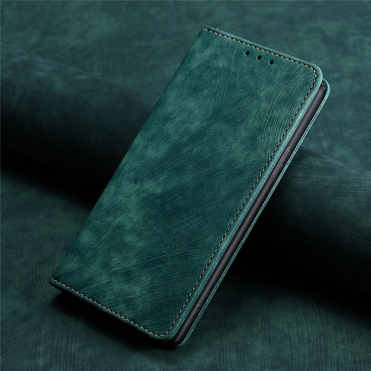 For Huawei Pura 70 Ultra RFID Anti-theft Brush Magnetic Leather Phone Case(Green)