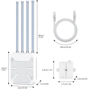 Wavlink WN573HX1 WiFi 6 AX1800 Dual Band Long Range Outdoor WiFi Extender(AU Plug)
