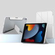 For iPad 10.2 2021 / 2020 / 2019 Mutural Deformation Stand Smart Leather Tablet Case(Grey) - free shipping - PMc TechLife - Order now!