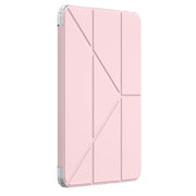 For iPad Pro 11 2024 Mutural Deformation Stand Smart Leather Tablet Case(Pink)