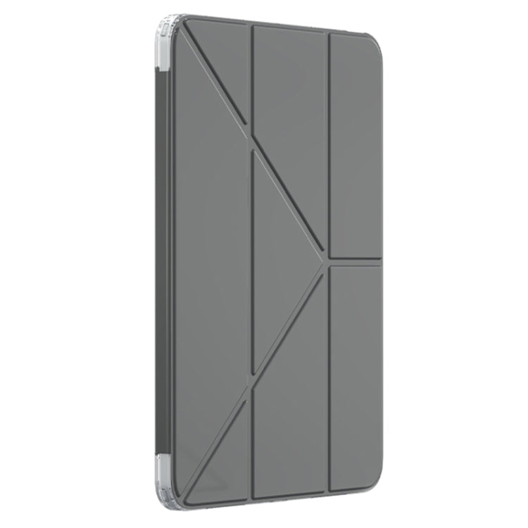 For iPad Pro 11 2024 Mutural Deformation Stand Smart Leather Tablet Case(Black)