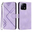 For Xiaomi 13 Pro Line Pattern Skin Feel Leather Phone Case(Light Purple) - 13 Pro Cases by PMC TechLife | Online Shopping South Africa | PMC TechLife | Buy Now Pay Later Mobicred