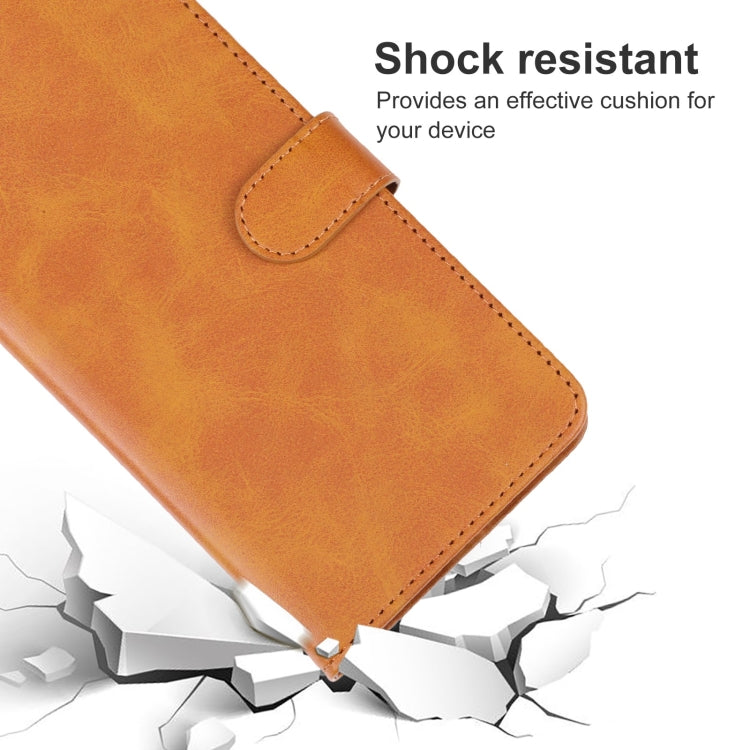 For Realme GT5 Pro Leather Phone Case(Brown)