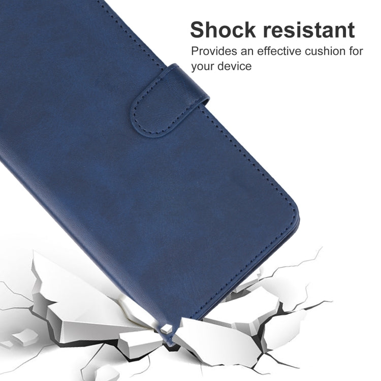For Realme GT Neo6 Leather Phone Case(Blue)