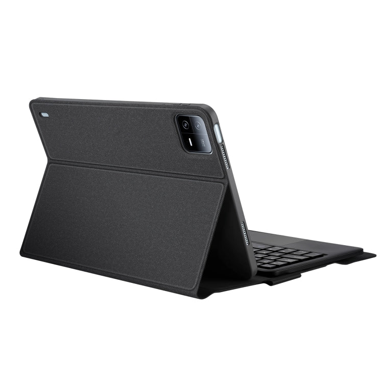 For Xiaomi Pad 6 / Pad 6 Pro DUX DUCIS TK Series Bluetooth Keyboard Leather Case with Touchpad(Black)