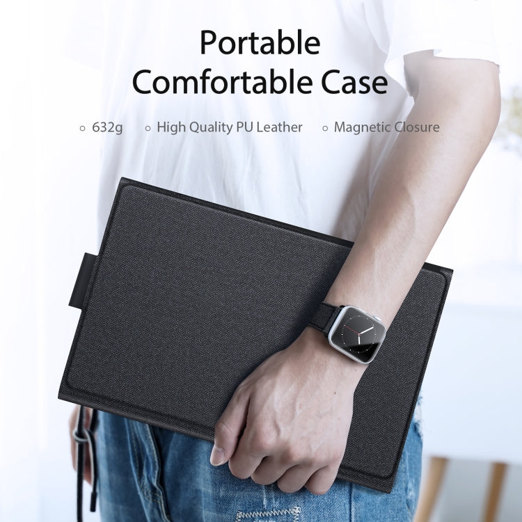 For Xiaomi Pad 6 / Pad 6 Pro DUX DUCIS TK Series Bluetooth Keyboard Leather Case with Touchpad(Black)