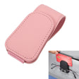Car Sun Visor Glasses Holder Multifunctional Card Clip Storage Rack(Pink) - Sunglasses & Glasses Clips by PMC TechLife | Online Shopping South Africa | PMC TechLife | Buy Now Pay Later Mobicred