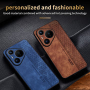 For Huawei Pura 70 AZNS 3D Embossed Skin Feel Phone Case(Black)
