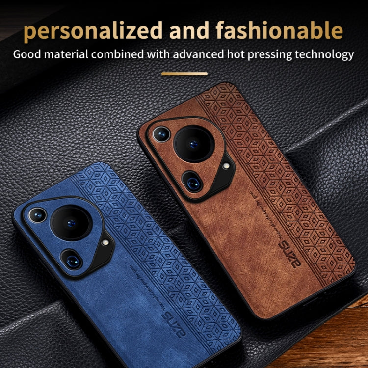 For Huawei Pura 70 Ultra AZNS 3D Embossed Skin Feel Phone Case(Black)