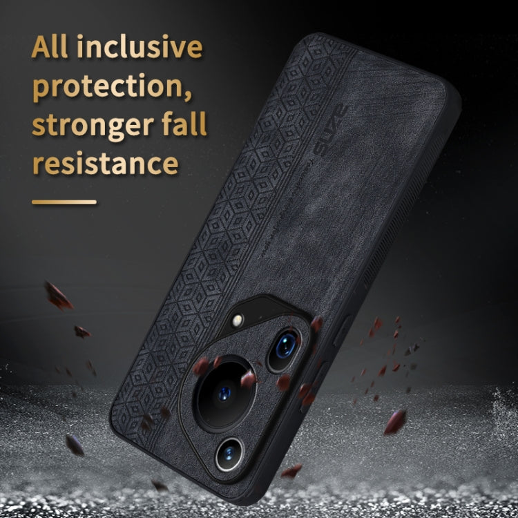 For Huawei Pura 70 Ultra AZNS 3D Embossed Skin Feel Phone Case(Black)